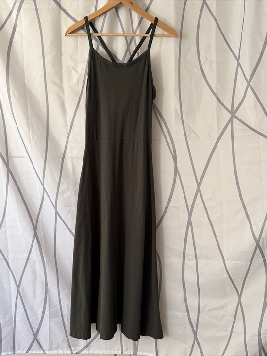 Pact Organic Dresses & Skirts - PACT Women's Large Organic Cotton Black Strappy Maxi Tank Dress